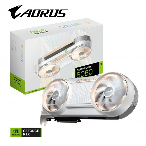 Placa video GigaByte AORUS GeForce RTX 5080 INFINITY WOOD 16G GV-N5080AORUSIF WD-16GD