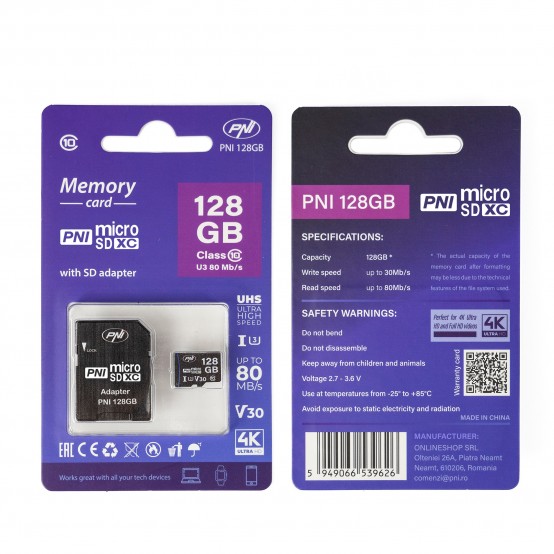Card memorie PNI  PNI-MSD128GB