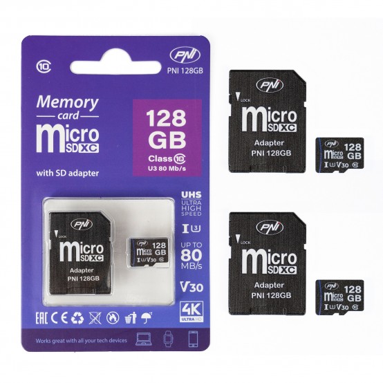 Card memorie PNI  PNI-MSD128GB-2