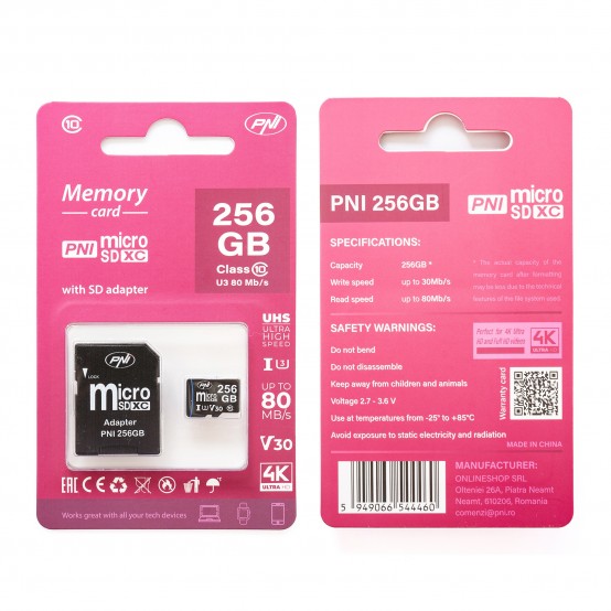 Card memorie PNI  PNI-MSD256GB
