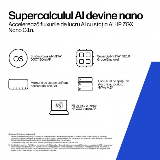 Calculator brand HP ZGX Nano G1n AI Station D4CY3ETABD
