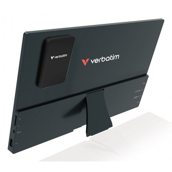 Monitor Verbatim Portable Touchscreen Monitor 14" FHD with Wireless Power Supply incl. Power Bank 5000mAh 32088