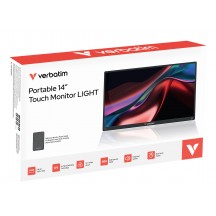 Monitor Verbatim Portable Touchscreen Monitor 14" FHD with Wireless Power Supply incl. Power Bank 5000mAh 32088