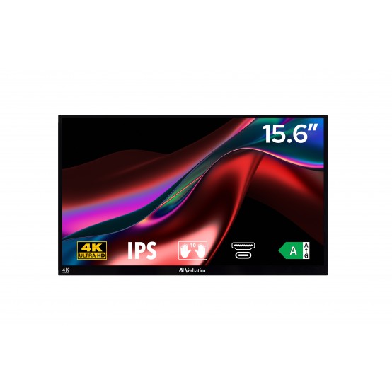 Monitor Verbatim PMT-15-4K Portable Touchscreen Monitor 15.6" Ultra HD 4K 32238