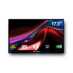 Monitor Verbatim PMT-17-4K Portable Touchscreen Monitor 17.3" 4K Metal Housing 32239 2