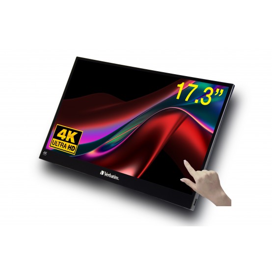 Monitor Verbatim PMT-17-4K Portable Touchscreen Monitor 17.3" 4K Metal Housing 32239
