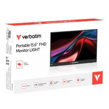 Monitor Verbatim Portable Monitor 15.6" Full HD 1080p LIGHT Series 32401