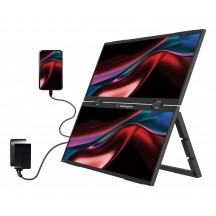 Monitor Verbatim Dual Portable Monitor Essentials 15.6" FHD 32403