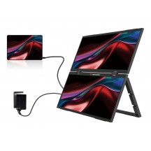 Monitor Verbatim Dual Portable Monitor Essentials 15.6" FHD 32403