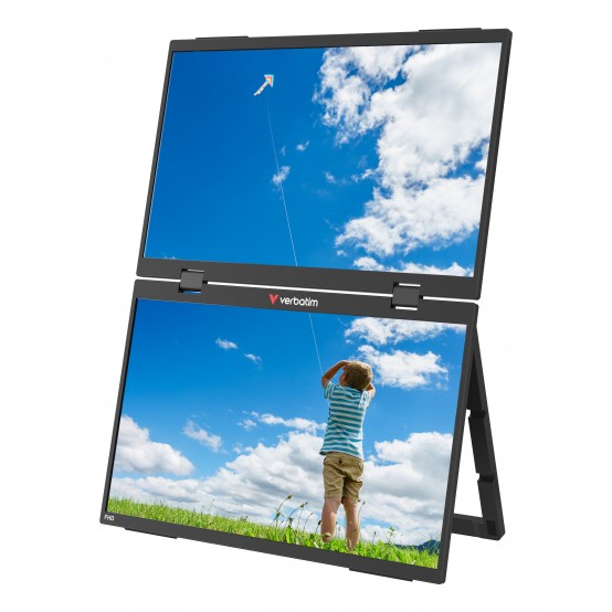 Monitor Verbatim Dual Portable Monitor Essentials 15.6" FHD 32403