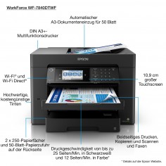 Imprimanta Epson WorkForce WF-7840DTWF C11CH67402 2