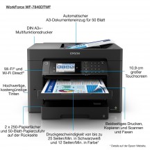 Imprimanta Epson WorkForce WF-7840DTWF C11CH67402