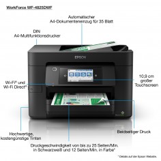 Imprimanta Epson WorkForce Pro WF-4825DWF C11CJ06404 2