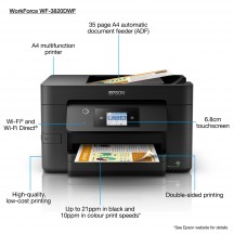 Imprimanta Epson WorkForce Pro WF-3820DWF C11CJ07403
