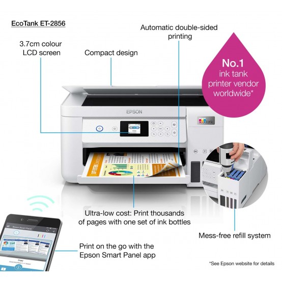 Imprimanta Epson EcoTank ET-2856 C11CJ63406