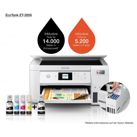Imprimanta Epson EcoTank ET-2856 C11CJ63406