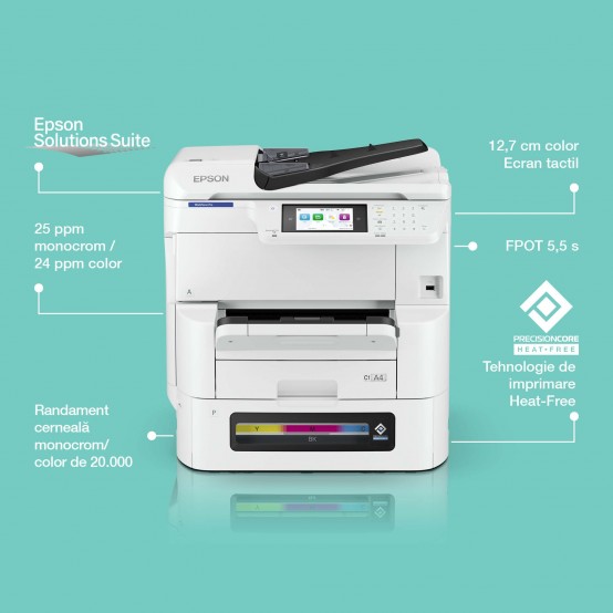 Imprimanta Epson WorkForce Pro EM-C8100RDWF C11CL31401