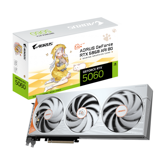 Placa video GigaByte AORUS GeForce RTX 5060 ARI 8G GV-N5060AORUS ARI-8GD