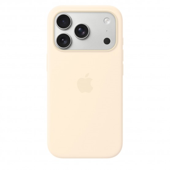 Husa Apple iPhone 17 Pro Silicone Case with MagSafe - Vanilla MHVX4ZM/A