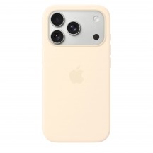 Husa Apple iPhone 17 Pro Silicone Case with MagSafe - Vanilla MHVX4ZM/A