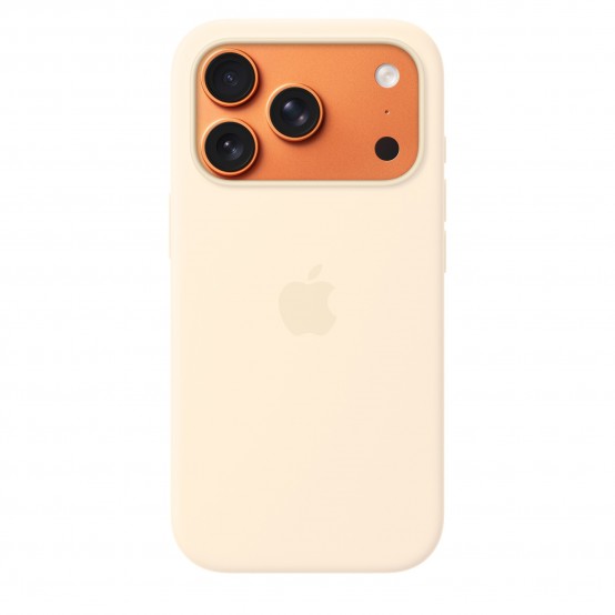 Husa Apple iPhone 17 Pro Silicone Case with MagSafe - Vanilla MHVX4ZM/A