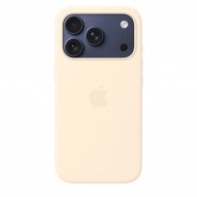 Husa Apple iPhone 17 Pro Silicone Case with MagSafe - Vanilla MHVX4ZM/A