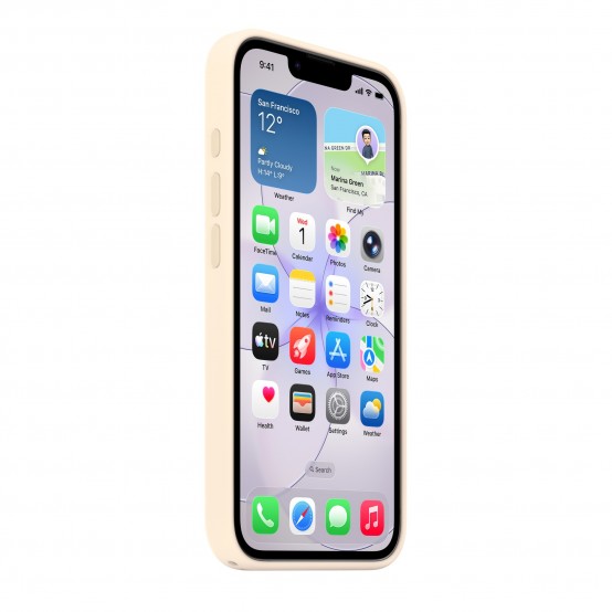 Husa Apple iPhone 17e Silicone Case with MagSafe - Vanilla MHWG4ZM/A