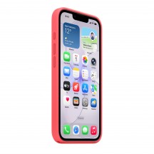 Husa Apple iPhone 17e Silicone Case with MagSafe - Bright Guava MHWH4ZM/A