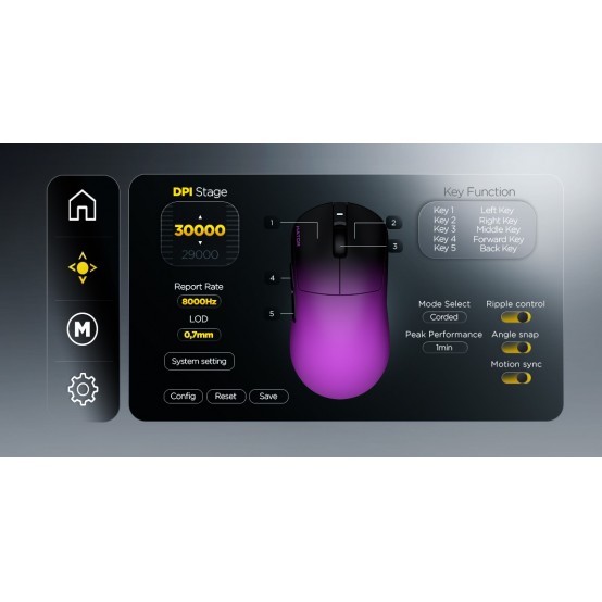Mouse Hator Quasar 3 Ultima 8K Wireless HTM760