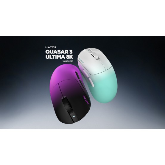 Mouse Hator Quasar 3 Ultima 8K Wireless HTM761