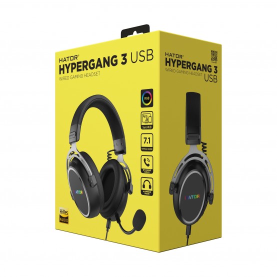 Casca Hator Hypergang 3 USB ESH50