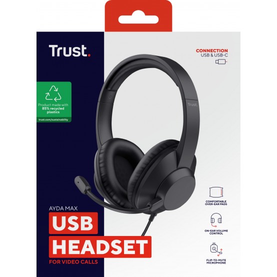 Casca Trust Ayda Max USB 25461