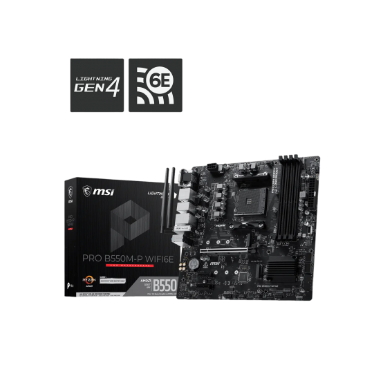 Placa de baza MSI  PRO B550M-P WIFI6E