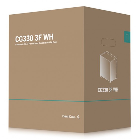 Carcasa DeepCool CG330 3F White R-CG330-WHNGM3-G