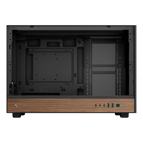 Carcasa DeepCool CH260 WOOD Black R-CH260-BKNWM0-G-1