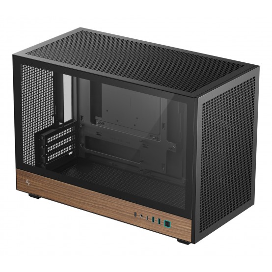 Carcasa DeepCool CH260 WOOD Black R-CH260-BKNWM0-G-1