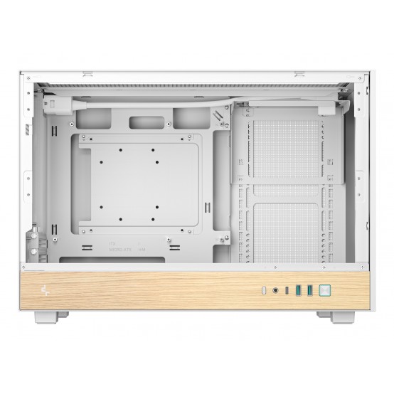 Carcasa DeepCool CH260 WOOD White R-CH260-WHNWM0-G-1