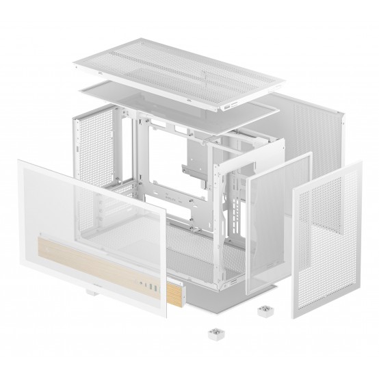 Carcasa DeepCool CH260 WOOD White R-CH260-WHNWM0-G-1