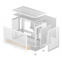 Carcasa DeepCool CH260 WOOD White R-CH260-WHNWM0-G-1