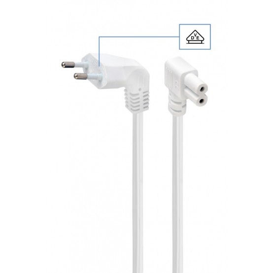 Cablu Gembird  PC-184L-VDE-2.5M-W