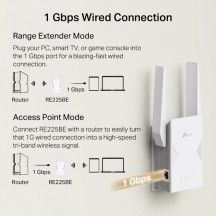 Access point TP-Link BE3600 Dual-Band Wi-Fi 7 Range Extender RE225BE