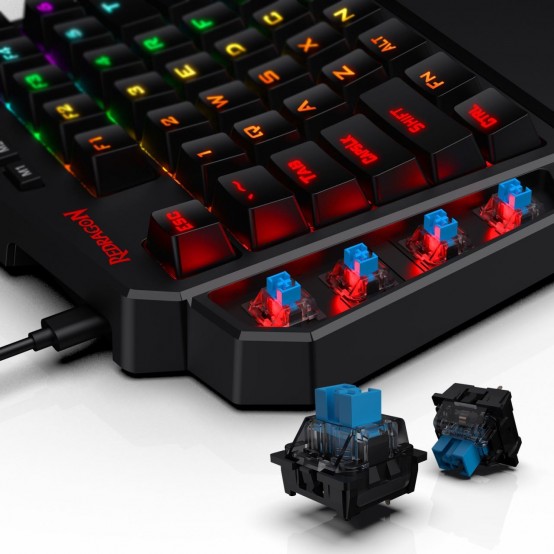 Tastatura Redragon Diti K585RGB-BK