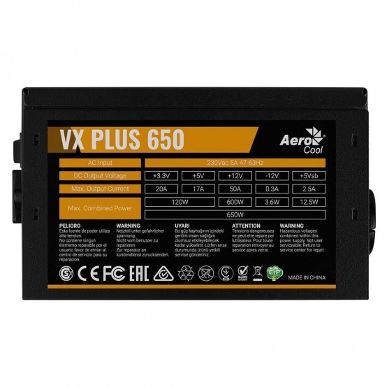 Sursa Aerocool VX Plus 650 VX-PLUS-650