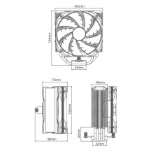 Cooler DeepCool AS500 R-AS500-BKNLMN-G