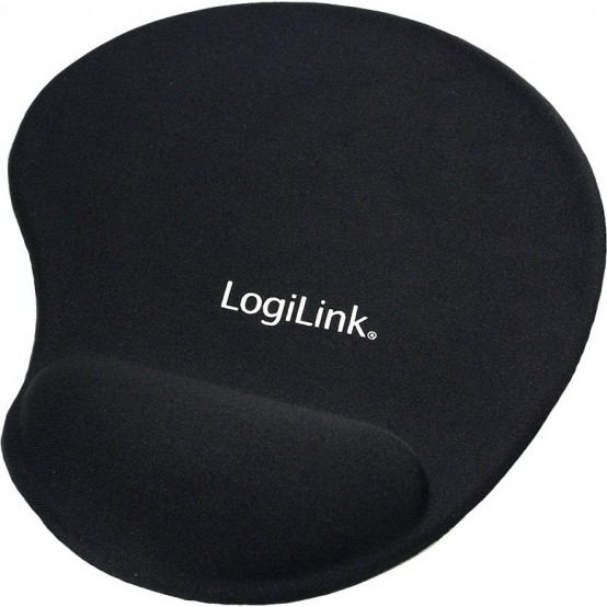 Mouse pad LogiLink Mousepad with GEL Wrist Rest Support black ID0027