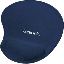 Mouse pad LogiLink Mousepad with GEL Wrist Rest Support blue ID0027B