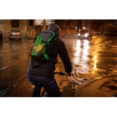 Geanta Pegas Rucsac cu Semnal Luminos F21YKBB1821-GRN