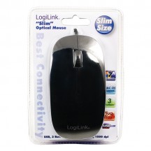 Mouse LogiLink Mouse Optical black flat ID0063