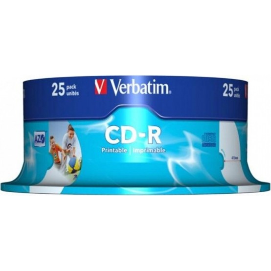 CD Verbatim CD-R 700 MB 52x Inkjet printable 43439