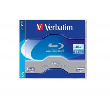 Disc Blu-ray Verbatim BD-R 25 GB 6x 43715